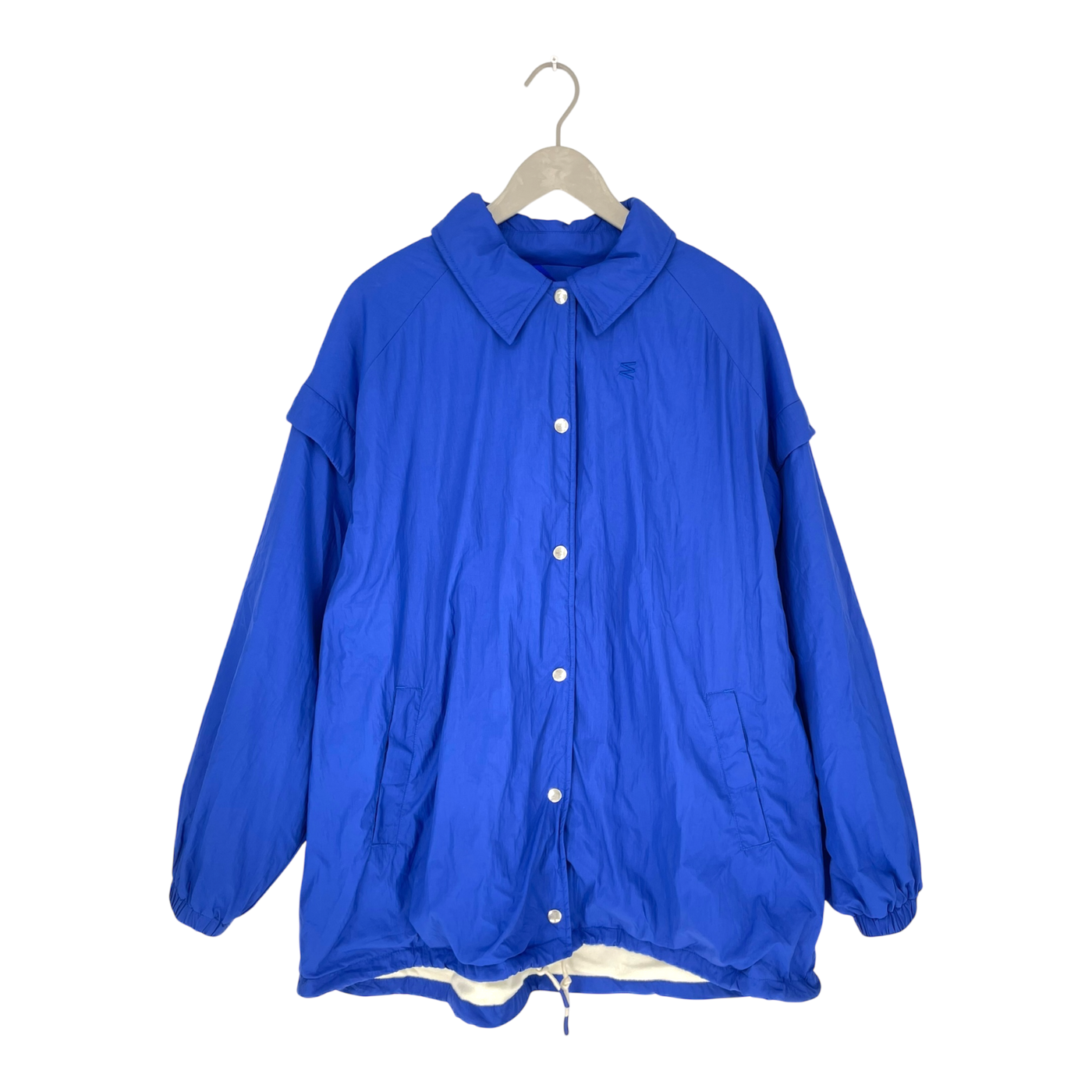 Embassy of Bricks and Logs lucca coach jacket, blue | unisex S