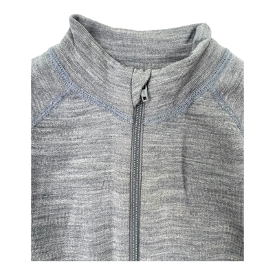 Polarn O. Pyret merino overall, grey | 80cm