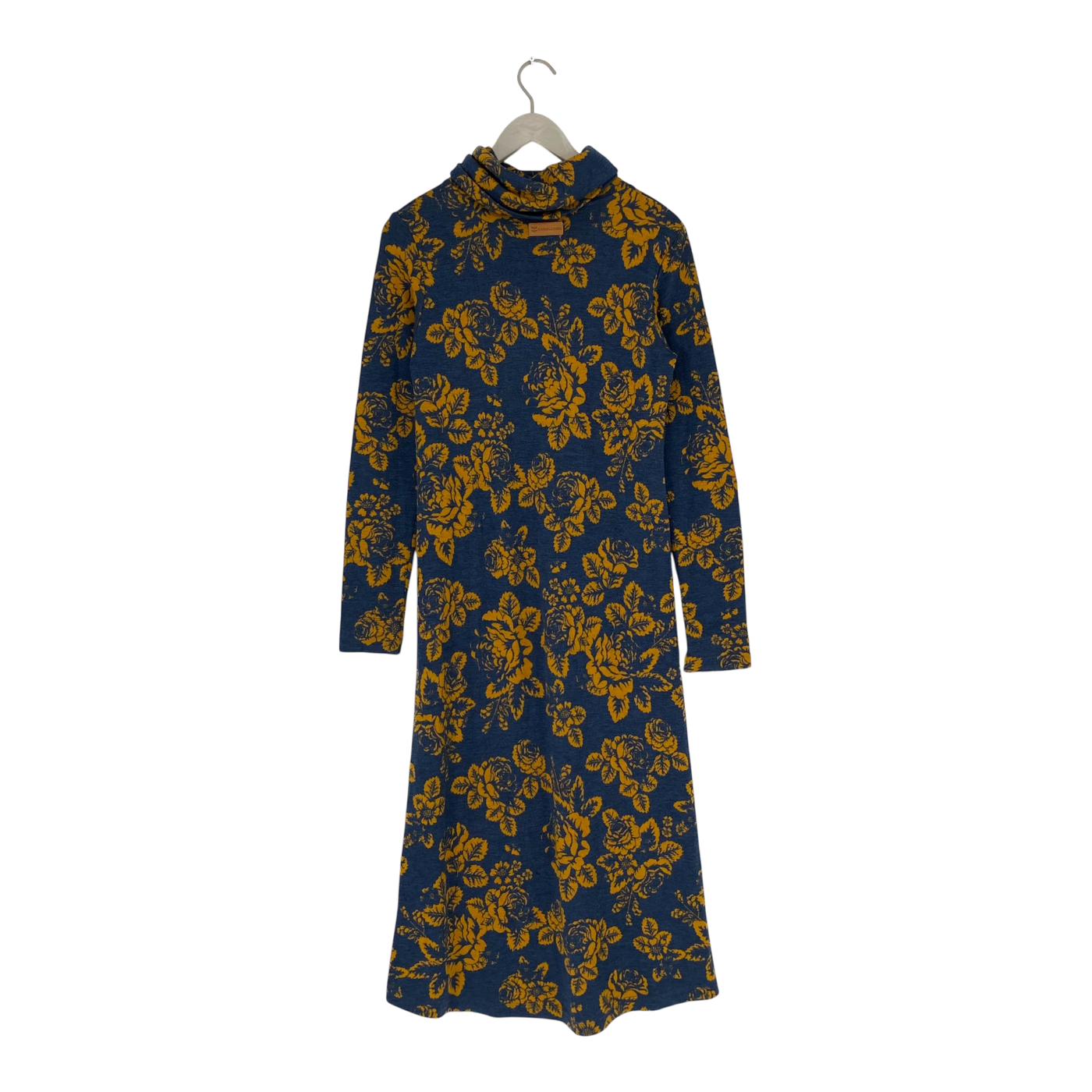 Ommellinen merino dress, babushka roses | woman M