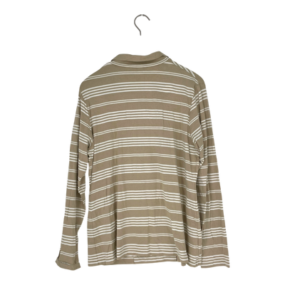 Marimekko tricot button shirt, stripes | woman XL