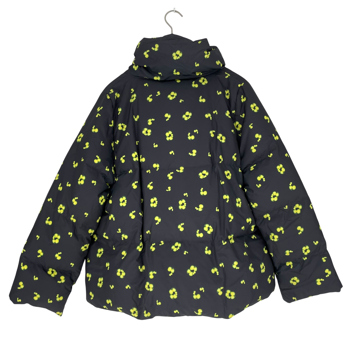 COS down jacket, black and green | woman M/L
