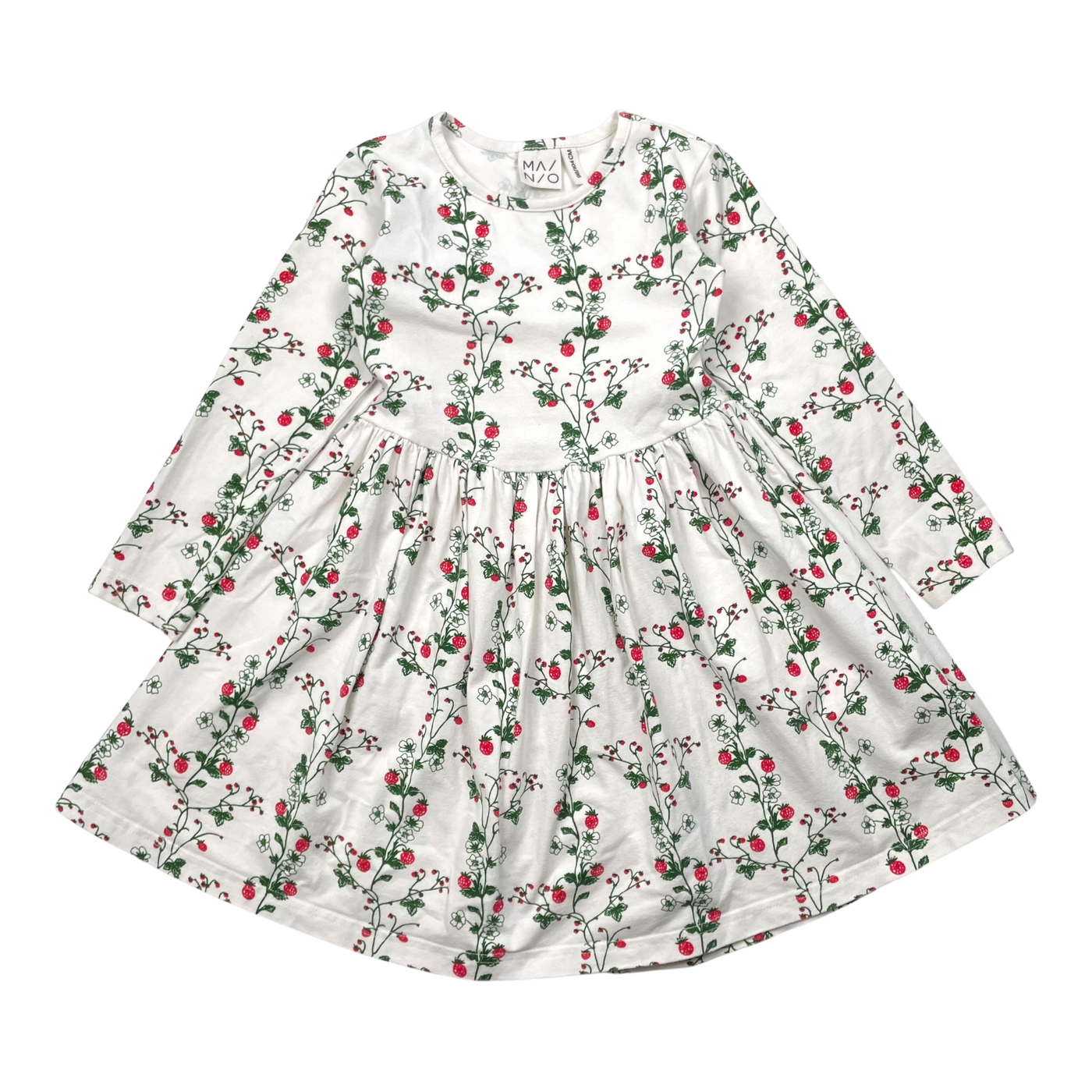 Mainio dress, strawberry | 98/104cm