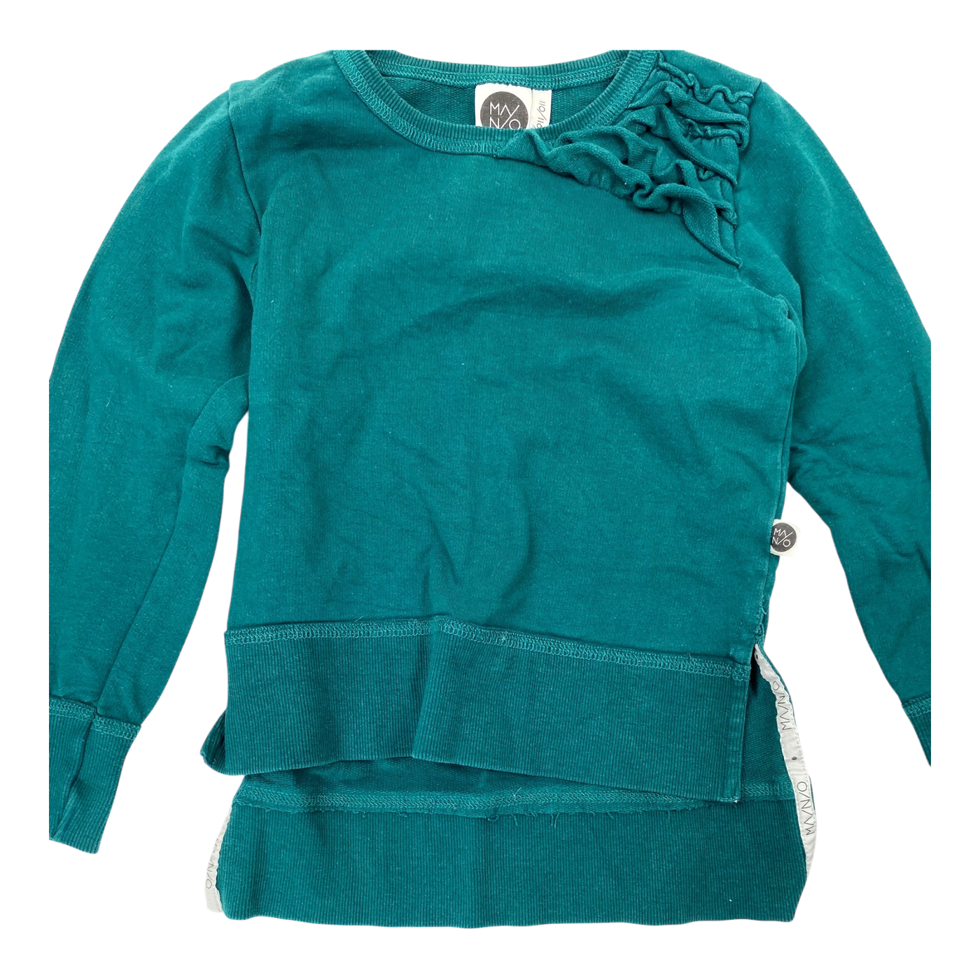 Mainio sweatshirt, teal | 110/116cm