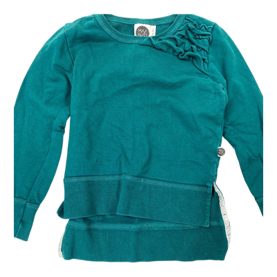 Mainio sweatshirt, teal | 110/116cm
