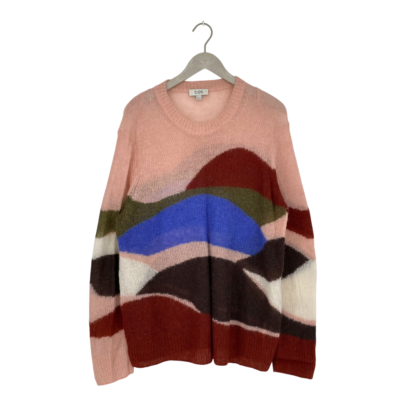 COS mohair knit, pink | woman L