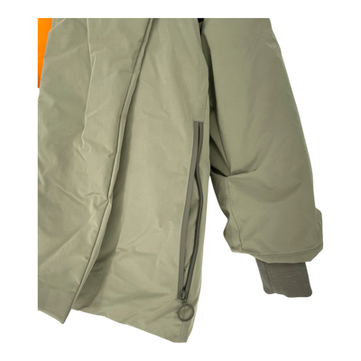 Embassy of Bricks and Logs avalon puffer jacket, pale olive | unisex S