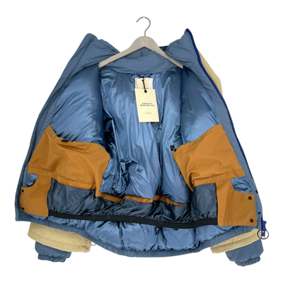 Embassy of Bricks and Logs Merritt utility jacket, orange/sand | unisex L
