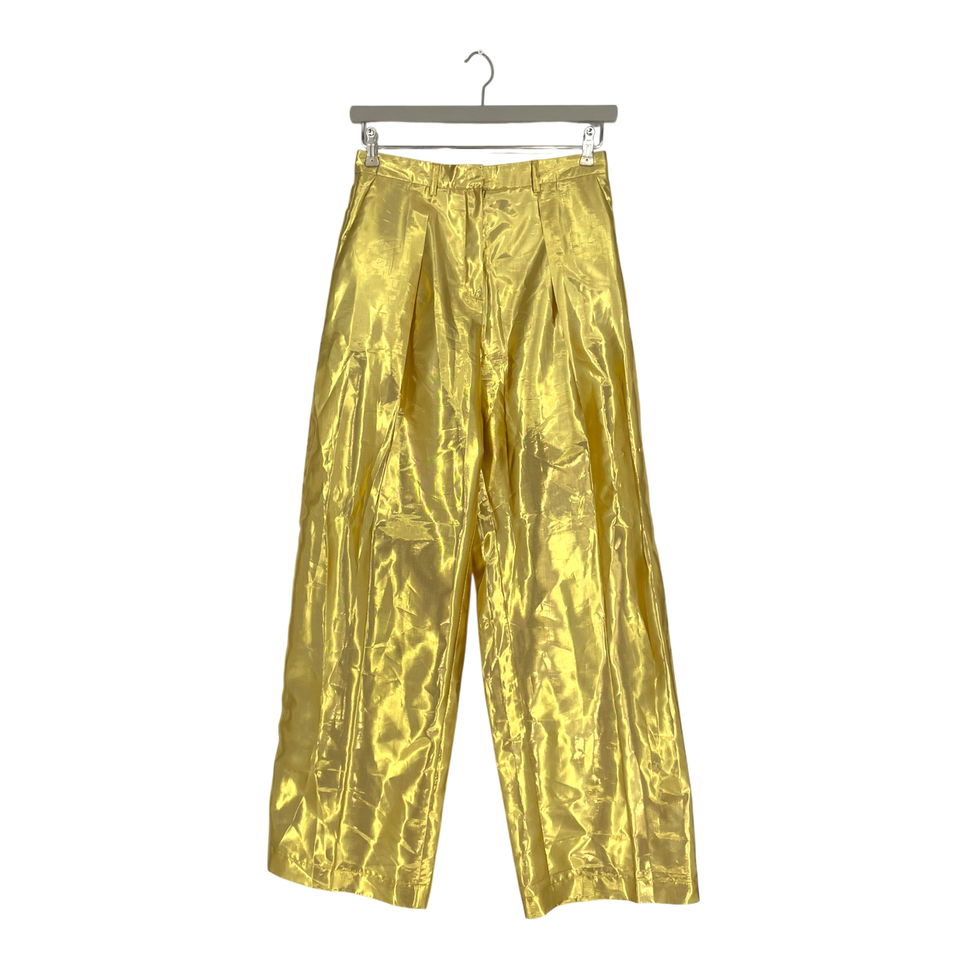 Vimma metal pants, golden | woman S/M