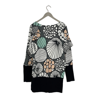 Ommellinen shirt with cuffs, multicolor | woman L