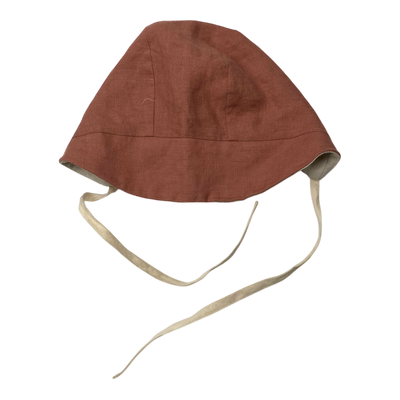 HIMA Clothing linen bonnet, rose | 1y
