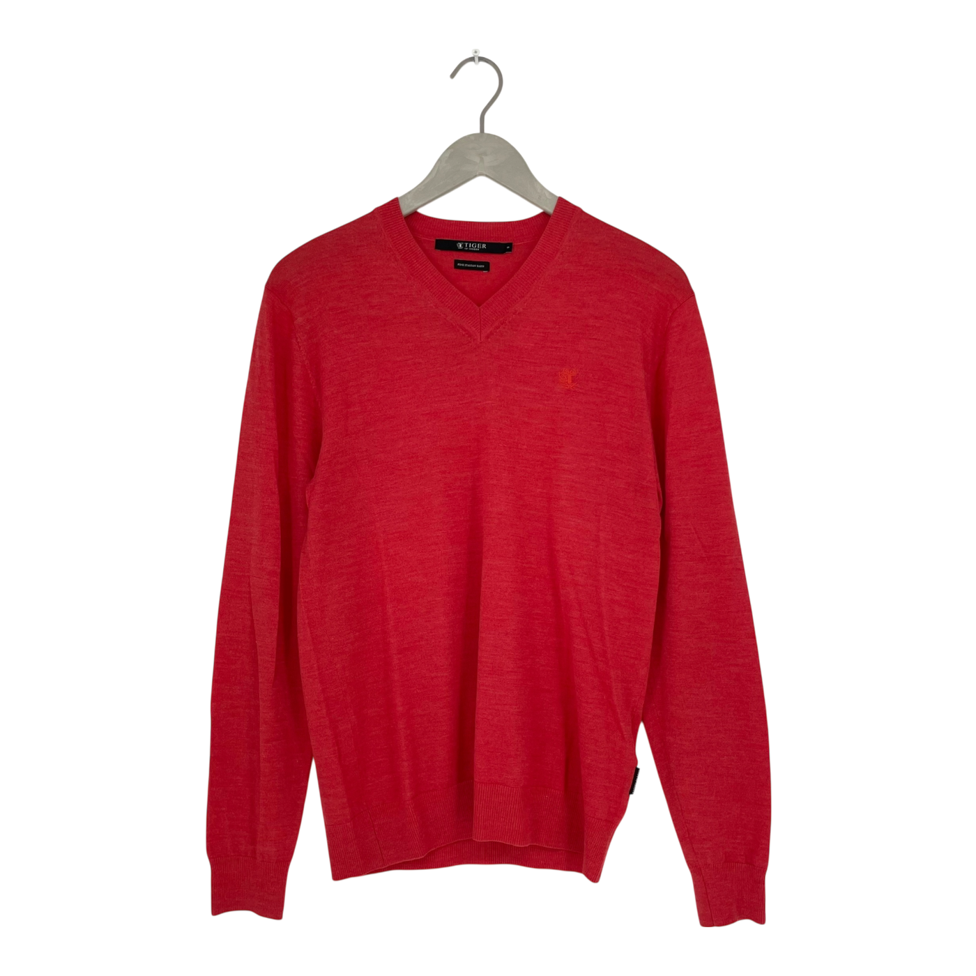 Tiger of Sweden merino sweater, coral | man S