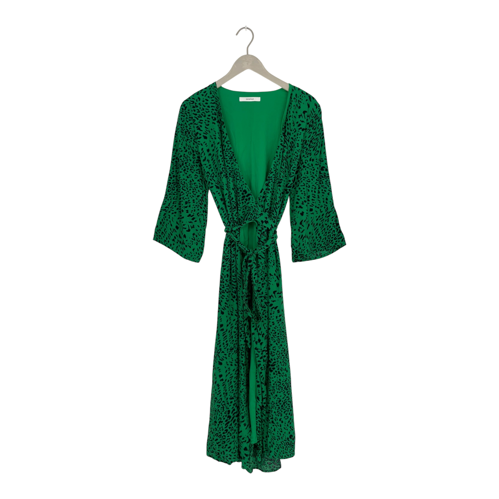 Gestuz loui wrap dress, lime
