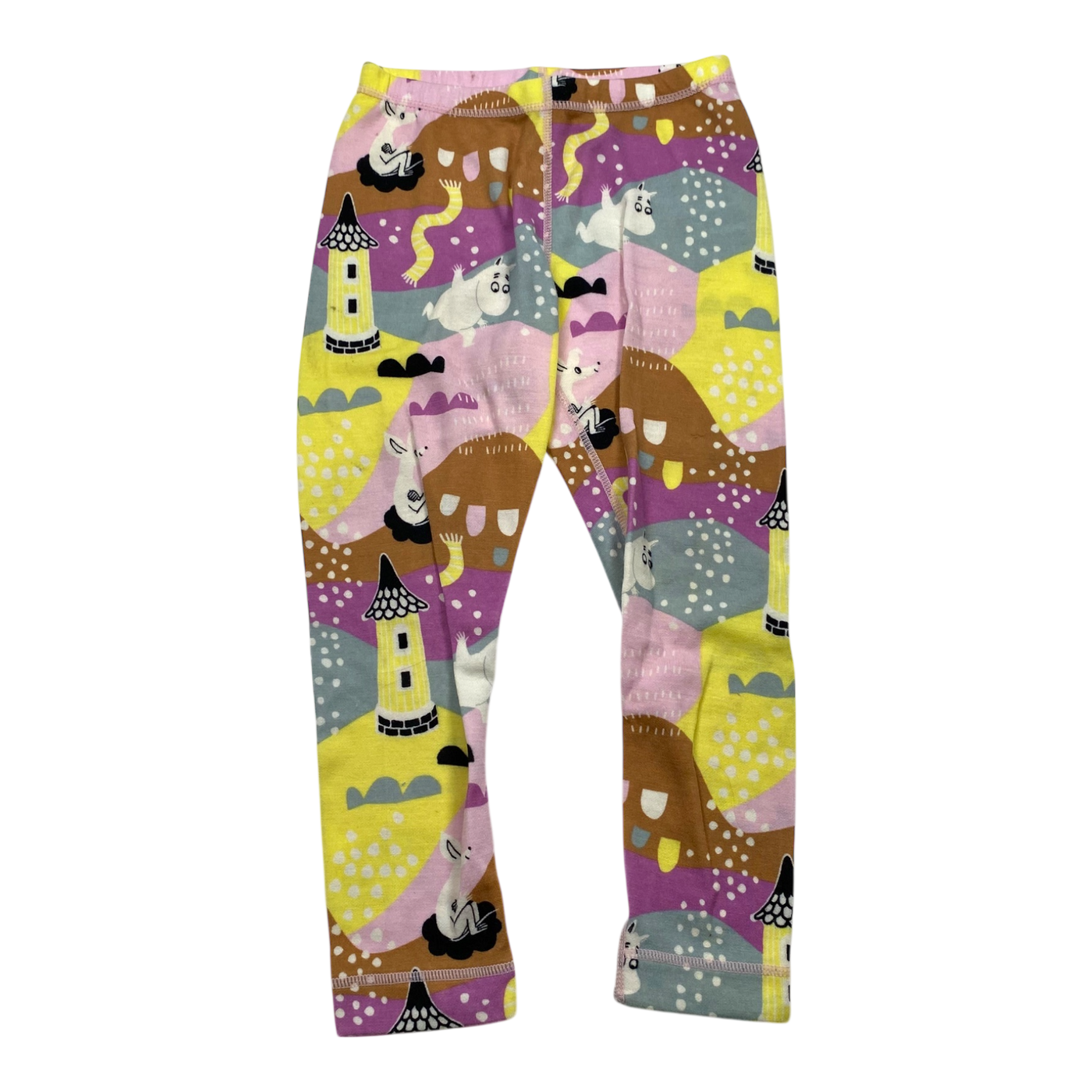 Reima trivsam moomin wool baselayer pants, multicolor | 104cm