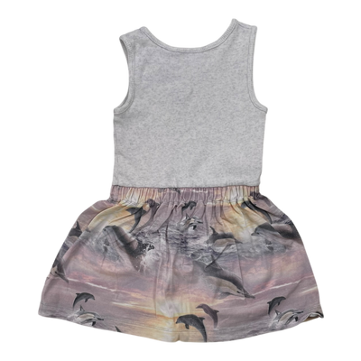 Molo colleen dress, dolphins | 86/92cm