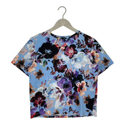 Kaiko t-shirt, sky blue anemone | woman XS