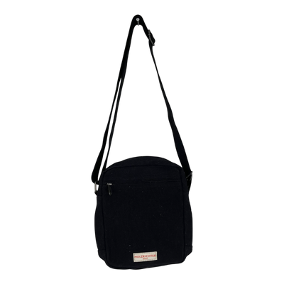 Holzrichter canvas crossbody bag, black