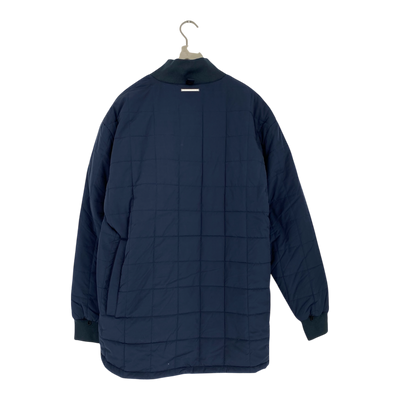 Embassy of Bricks and Logs karungi quilted jacket, dark navy | unisex L