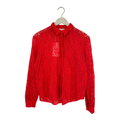 Soft Rebels dion lace shirt, red | woman L