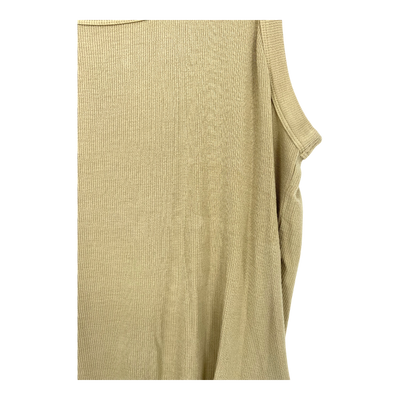 Soft Rebels rib tank top, green | woman XL