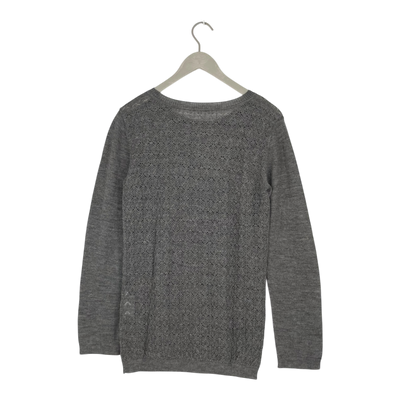 KARINFRAIDENRAIJ encaje knitted sweater, grey | woman S