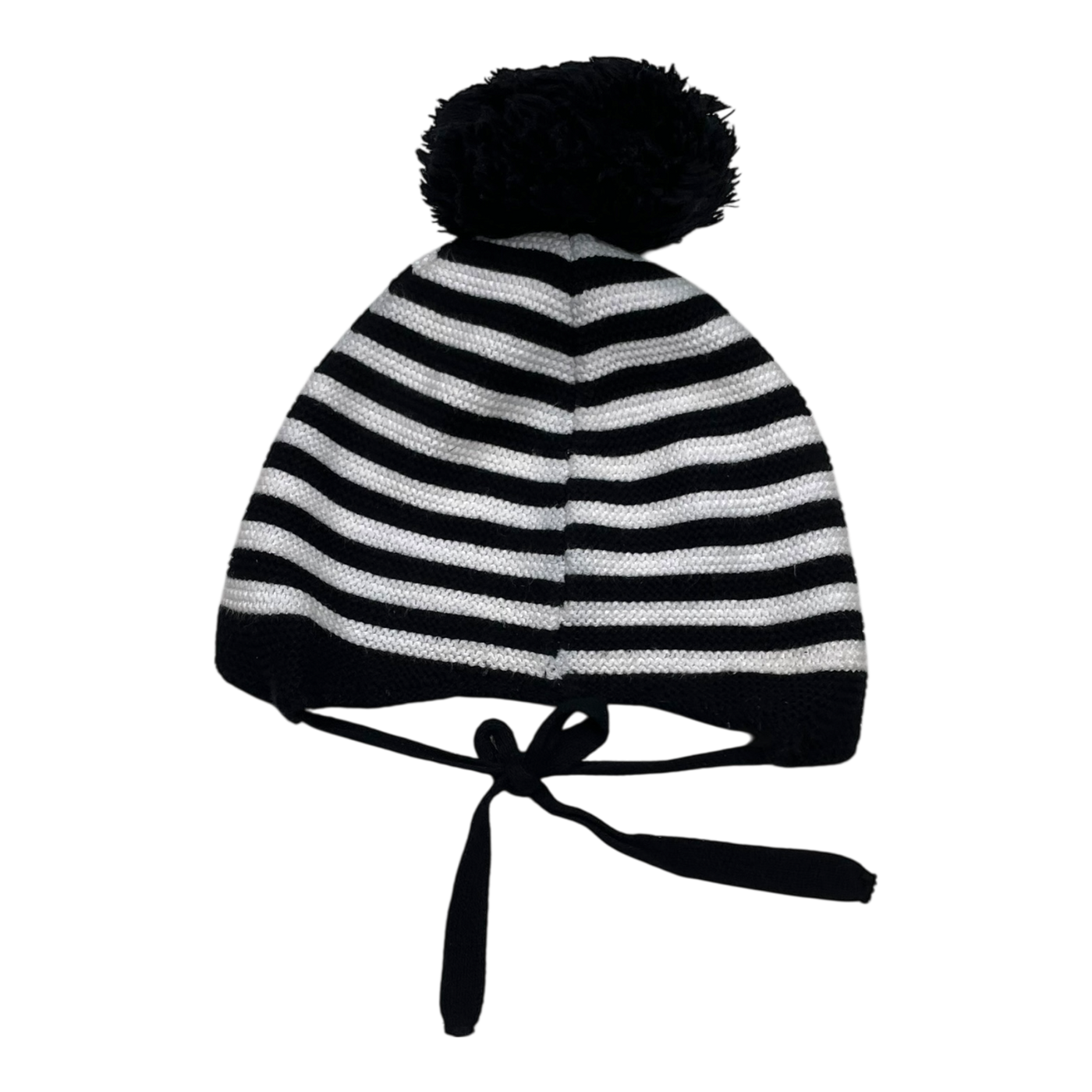 Metsola knit cotton beanie, stripe | 1-2y