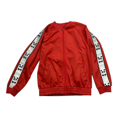 Mini Rodini tracksuit jacket, panda | 140/146cm