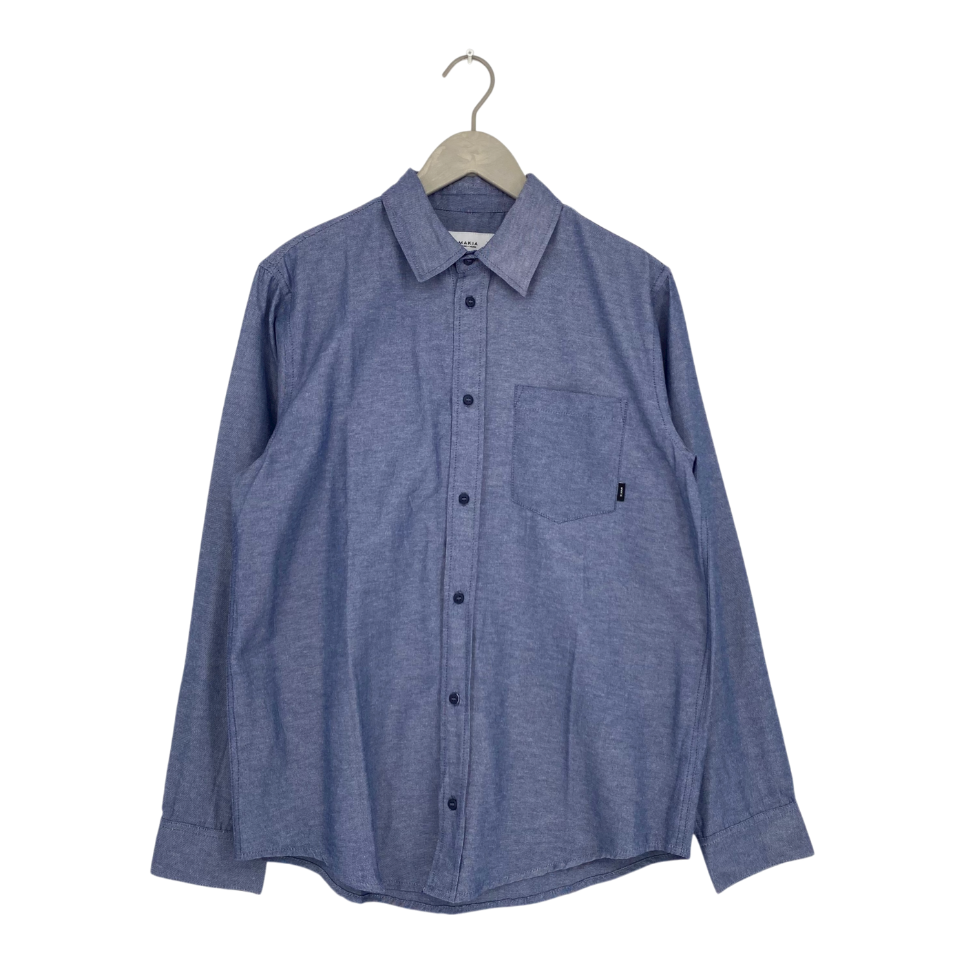Makia woven shirt, denim blue | man M