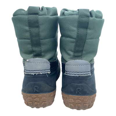Reima loskari winter duck boots, forest green | 25