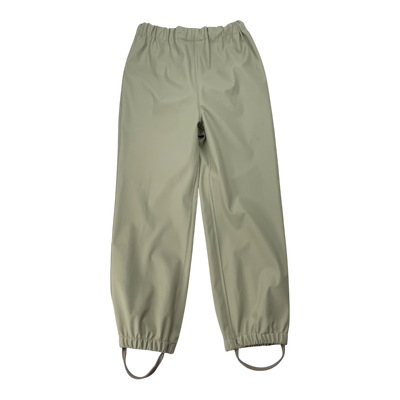 Mini A Ture matreinar rain pants, tea green | 122cm