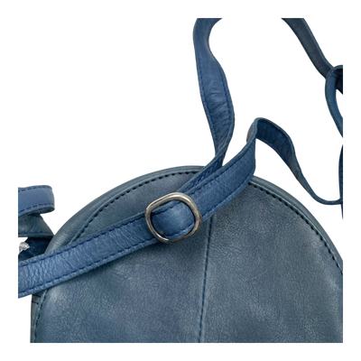 Harold's Bags leather galore shoulderbag circle, midnight blue