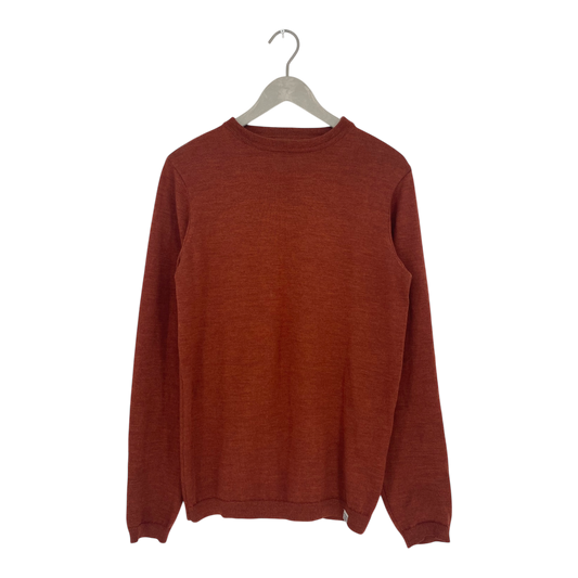 Norse Projects sigfred merino shirt, rust | man S