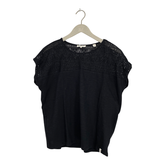 Tranquillo lace t-shirt, black | woman M