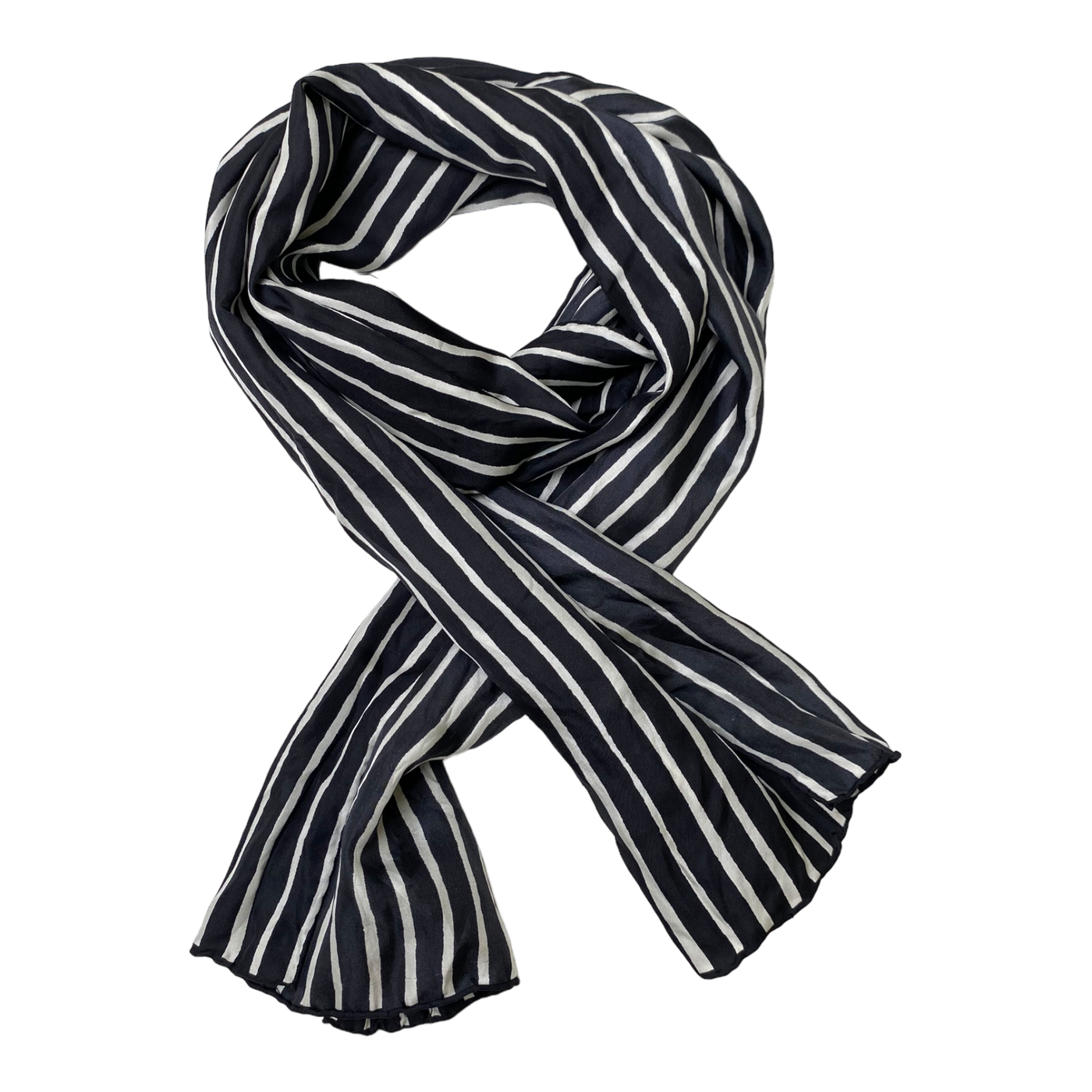 Marimekko long silk scarf, stripes | onesize