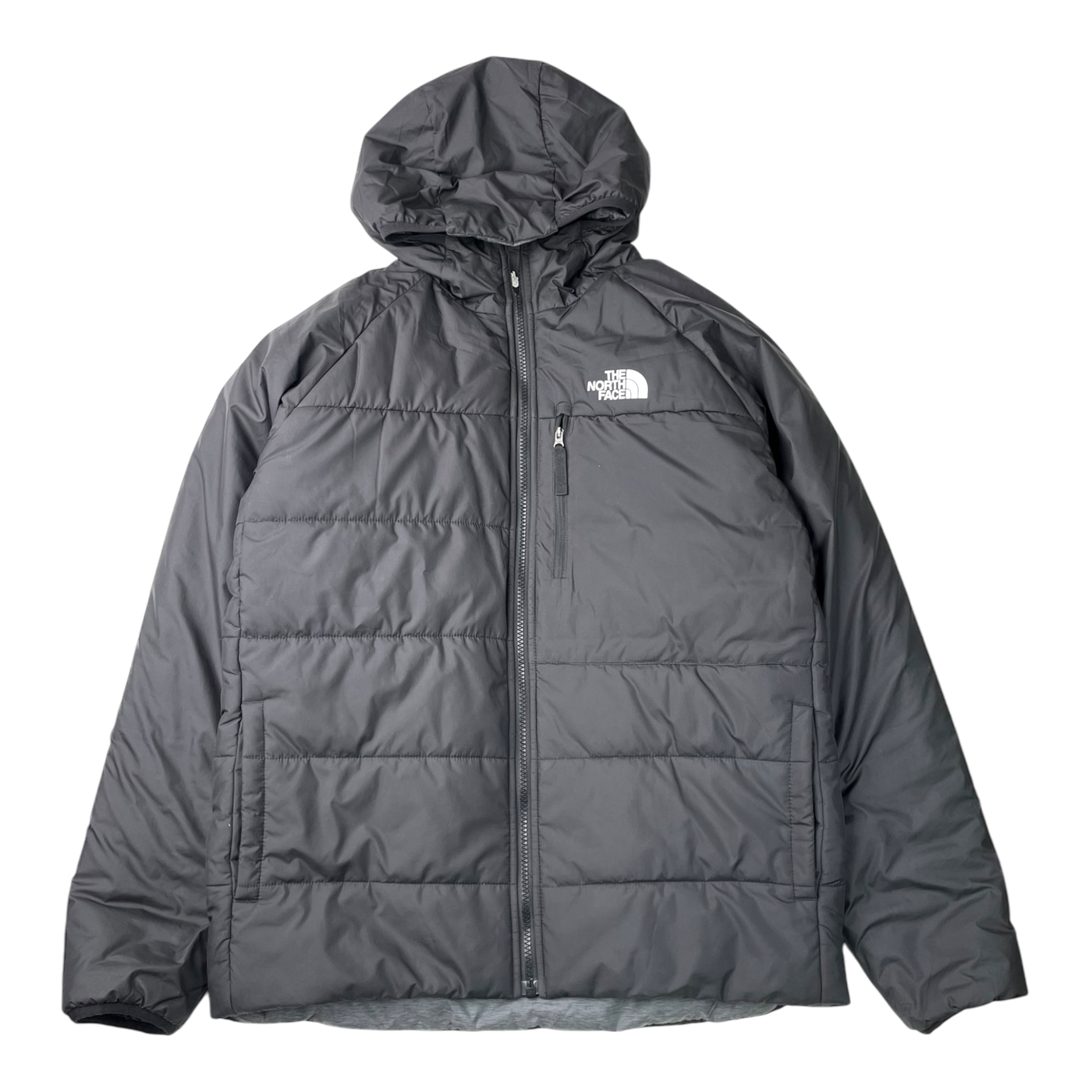 The North Face winter jacket, black / grey | kids XL