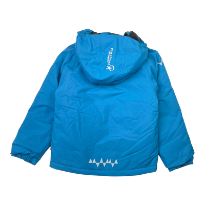 Isbjörn helicopter winter jacket, teal | 122/128cm