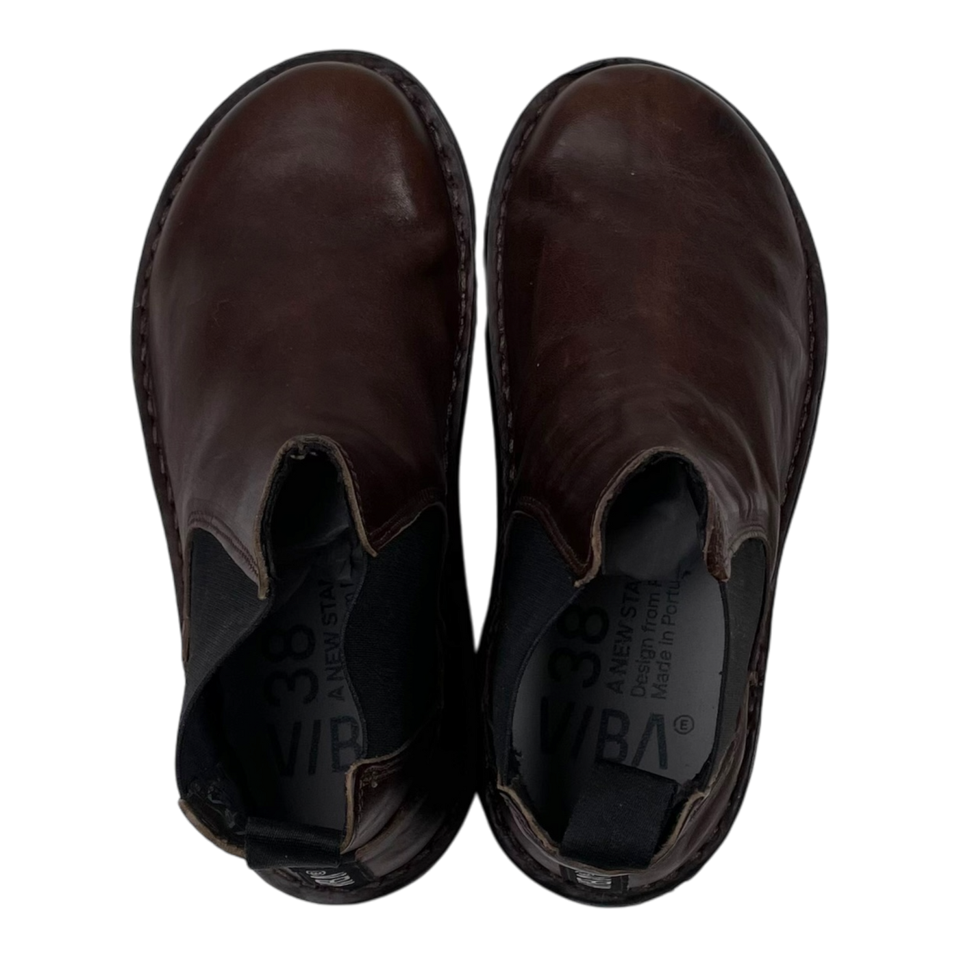 VIBAe Helsinki leather boots, cocoa brown | 38