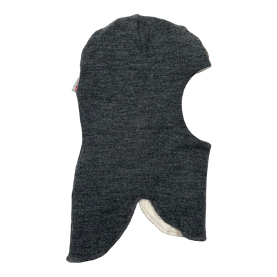 Kivat wool balaclava, grey | 5-8y