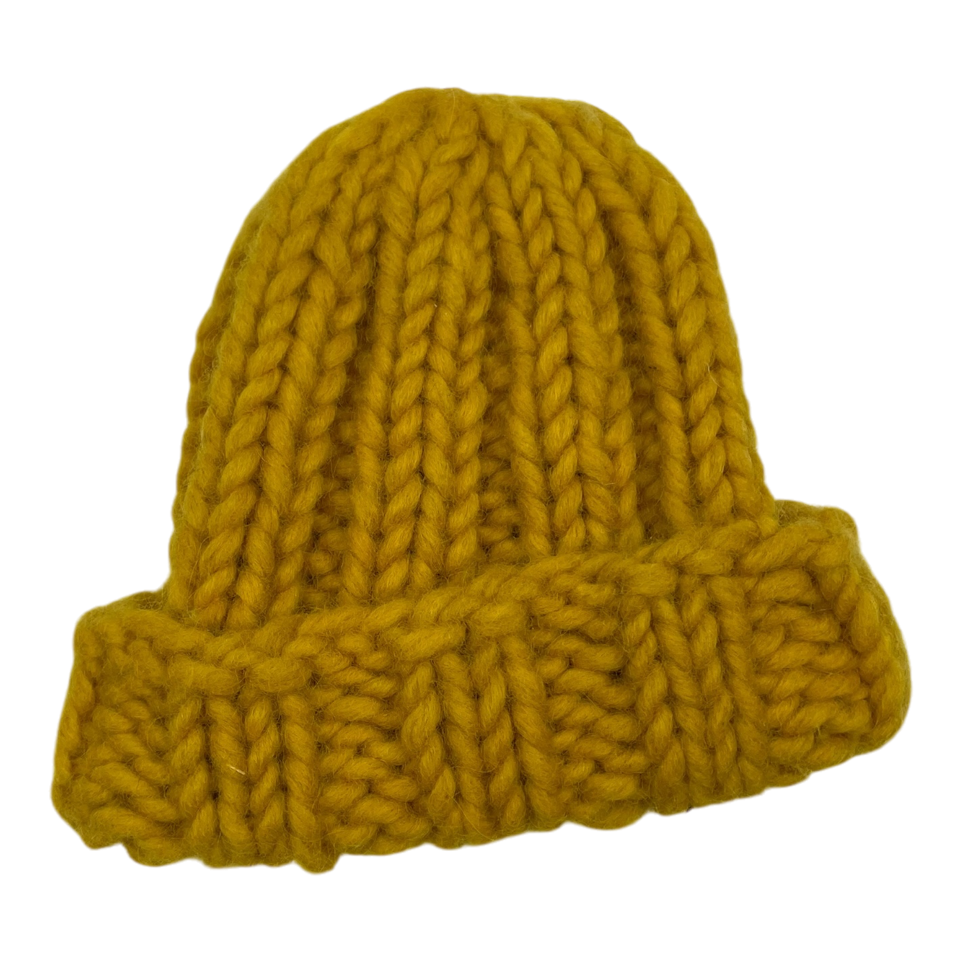 Myssyfarmi beibi beanie, yellow | 0-5m