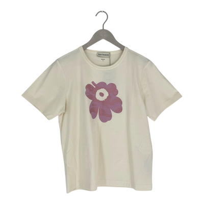 Marimekko erna relaxed unikko t-shirt, cream | woman S