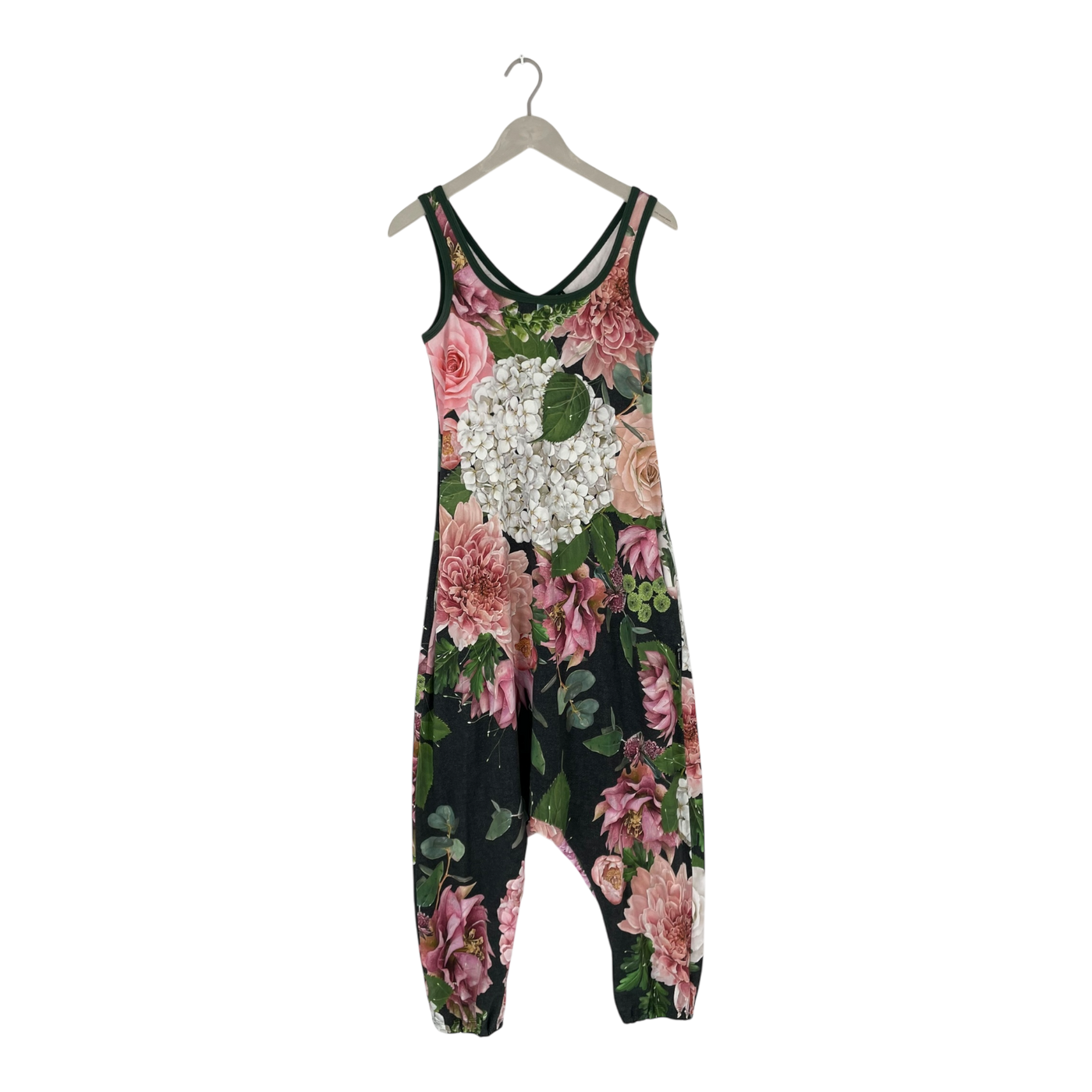 Ommellinen harem tricot jumpsuit, flower | woman S