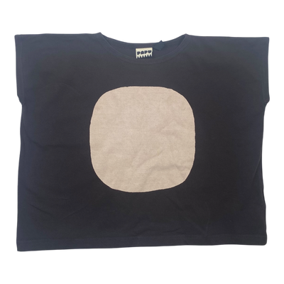 Papu boxy t-shirt, round | 98/104cm