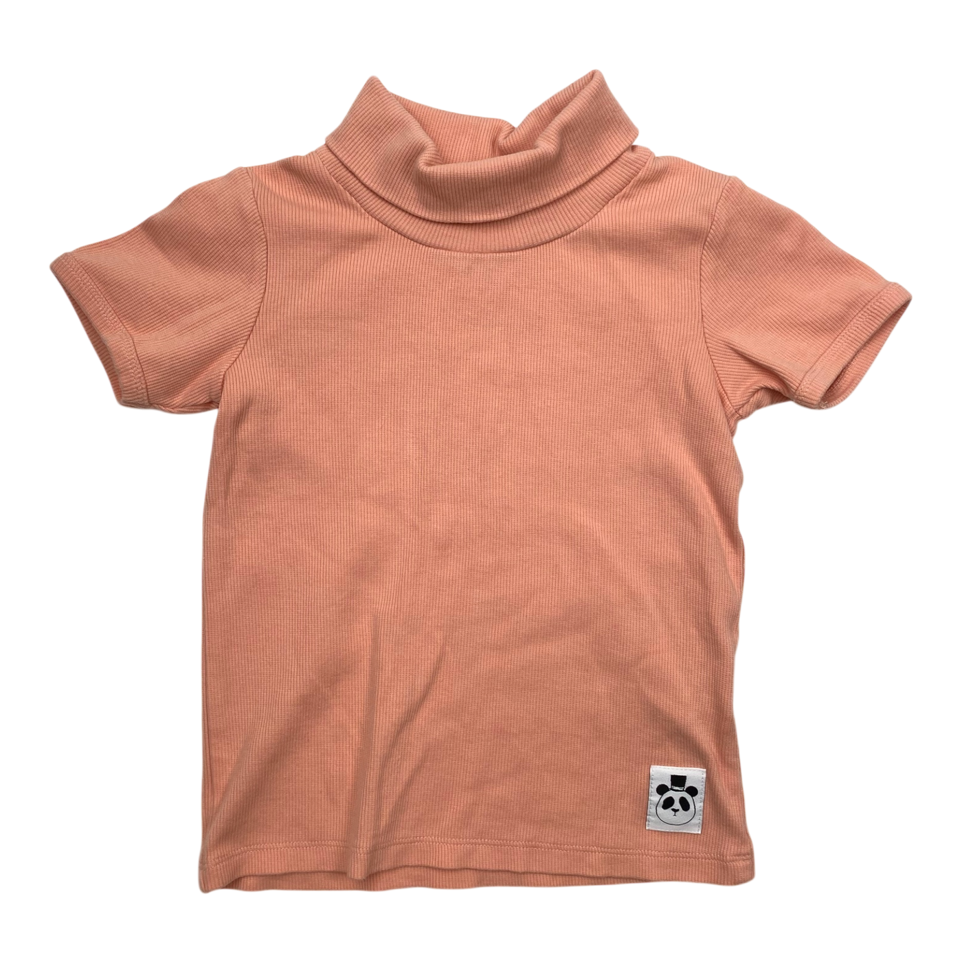 Mini Rodini turtle neck t-shirt, light pink | 104/110cm