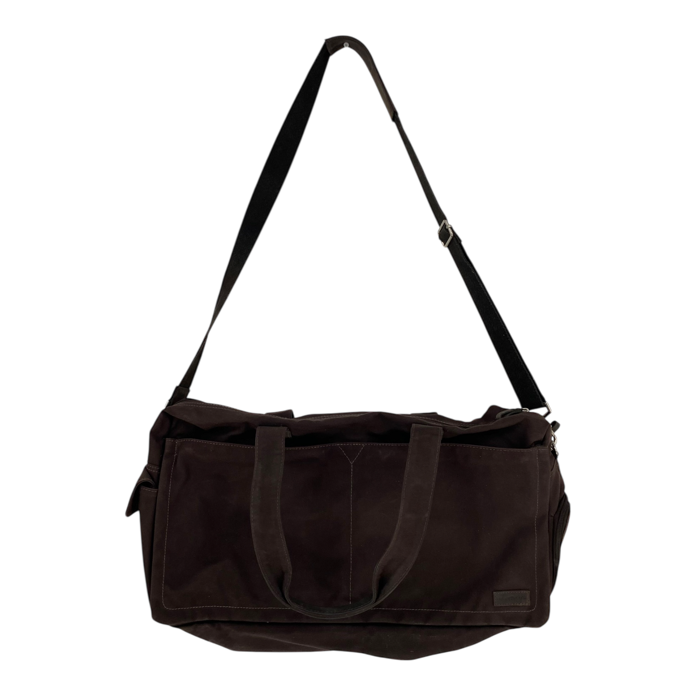 Harold's Bags canvas travel bag, dark brown