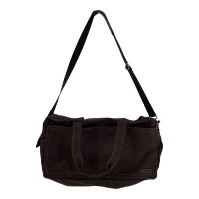 Harold's Bags canvas travel bag, dark brown