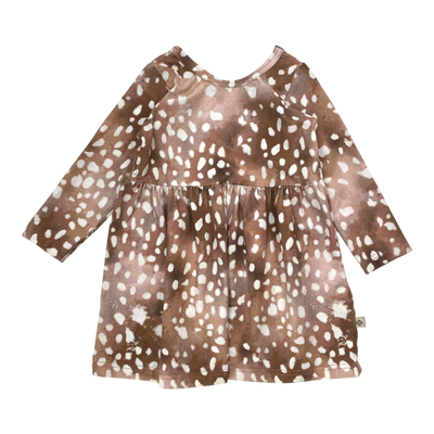 Kaiko dress, copper bambi | 74/80cm