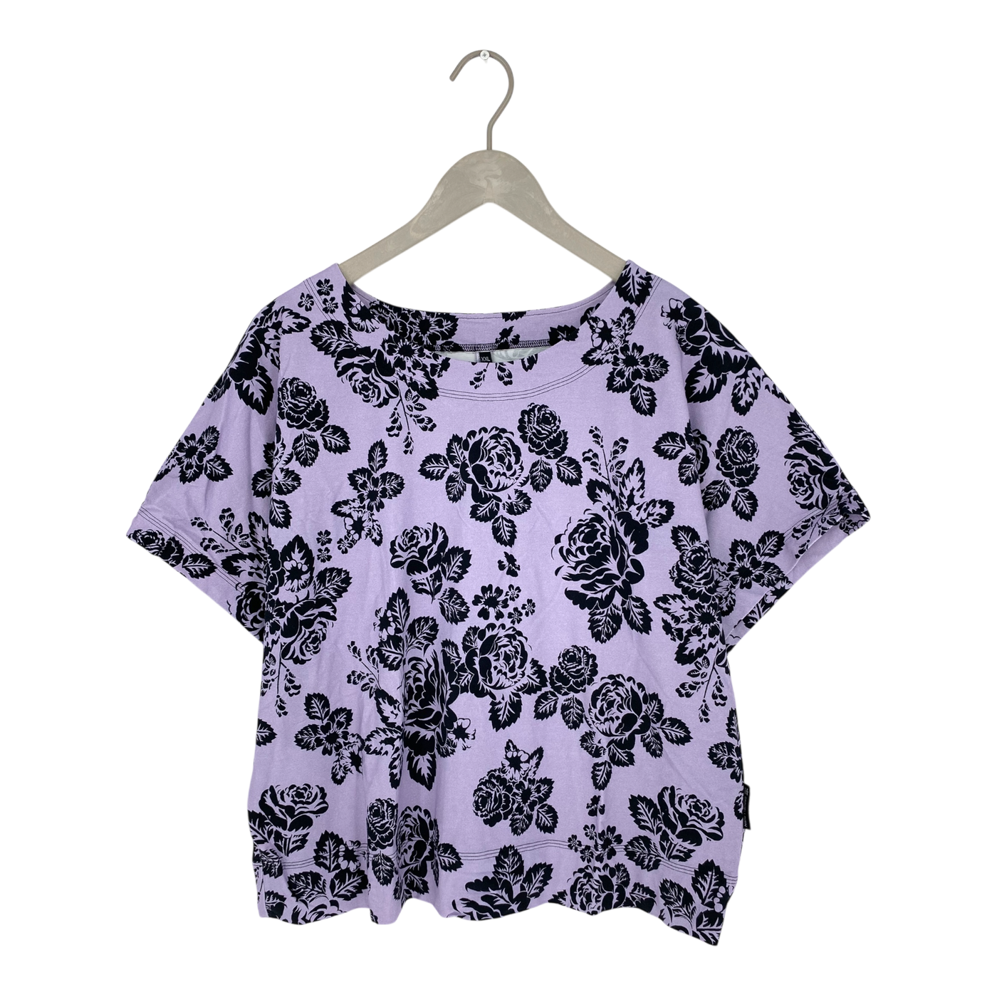Ommellinen kolmio t-shirt, babushka roses | woman XXL