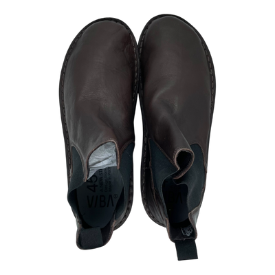 VIBAe Helsinki leather boots, cocoa brown | 45