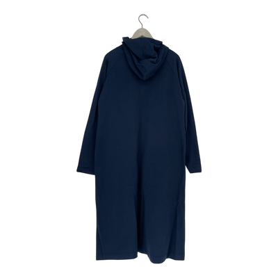 Ommellinen hooded sweat cardigan, dark blue | woman XXL