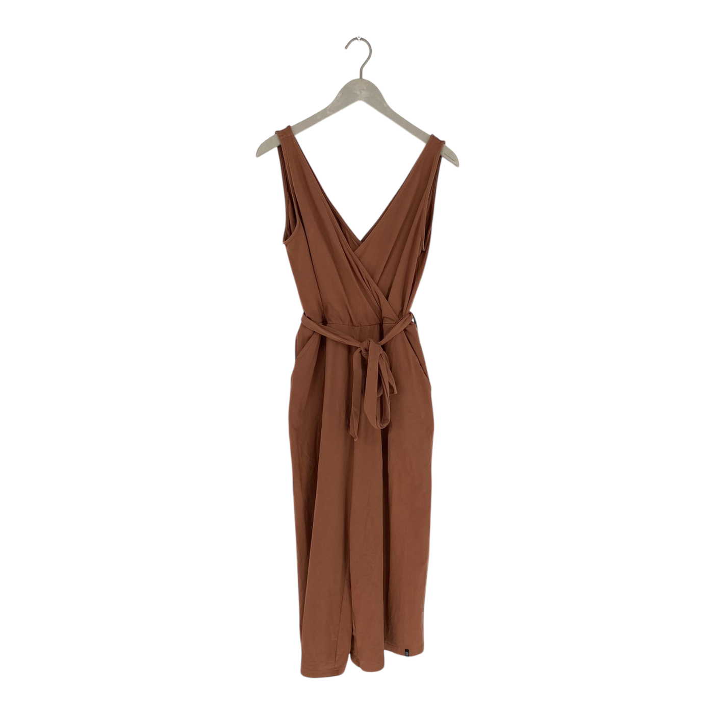 Kaiko wrap jumpsuit, brown sugar | woman M