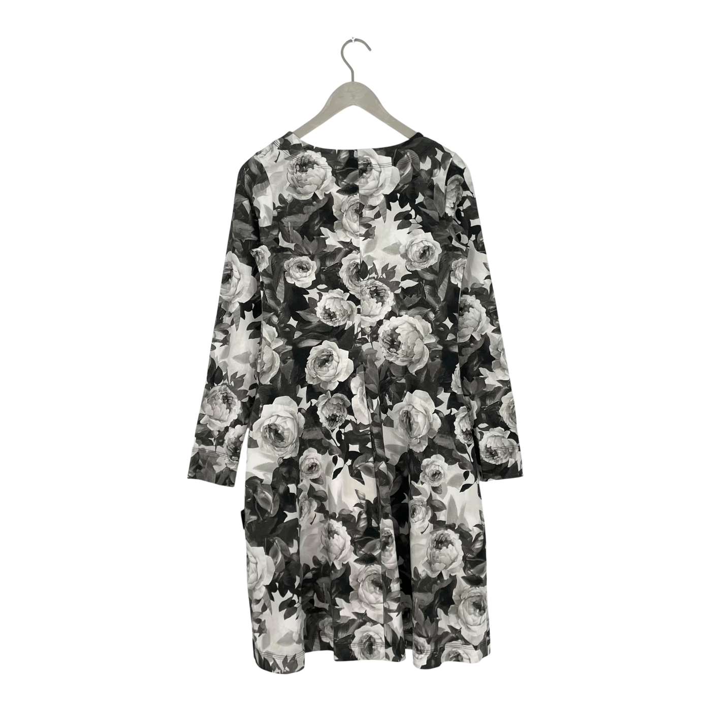 Ommellinen ls tricot dress, flowers | woman M